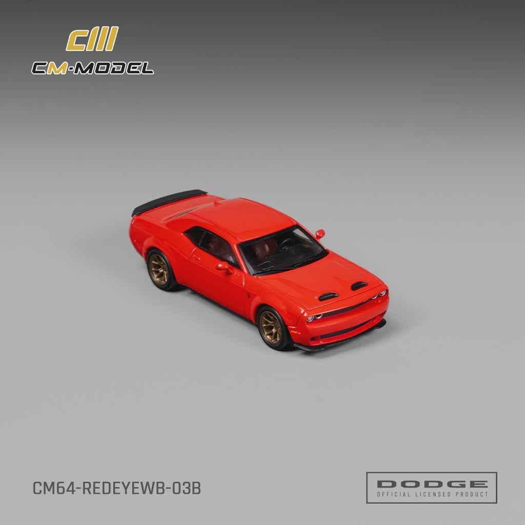(Coming Soon) CM MODEL 1/64 Dodge Challenger SRT Hellcat Redeye Widebody Torred Clearcoat