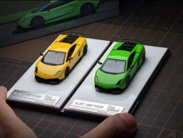 (Coming Soon) FINEMODEL 1:64 Lamborghini Gallardo LP 570-4 Superleggera Yellow | APAxpo Foshan 2026
