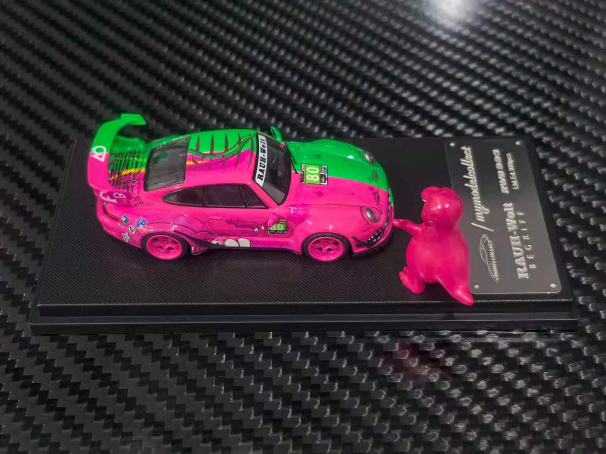 (Coming Soon) MYMODELCOLLECT 1:64 RWB993 High Wing Green/Pink Two-Tone Dragon Livery