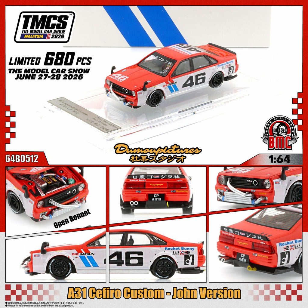 (Coming Soon) BMC 1/64 A31 Cefiro Custom – John Version *LIMITED TO 680 PCS*