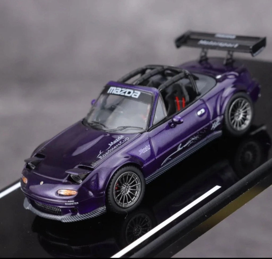 LIOMIO 1/64 Mazda MX-5 NA Roadster HEC Beijing Expo **CHASE CARS ARE RANDOMLY PACKED**