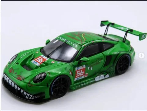(Coming Soon) STARRACE 1:64 Porsche 911 GT3 T-Rex Green #56