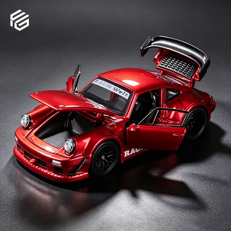 (Pre-Order) FG 1/64 RWB 930 Full Open Diecast Model - Red **Deadline: 18 June 2026**