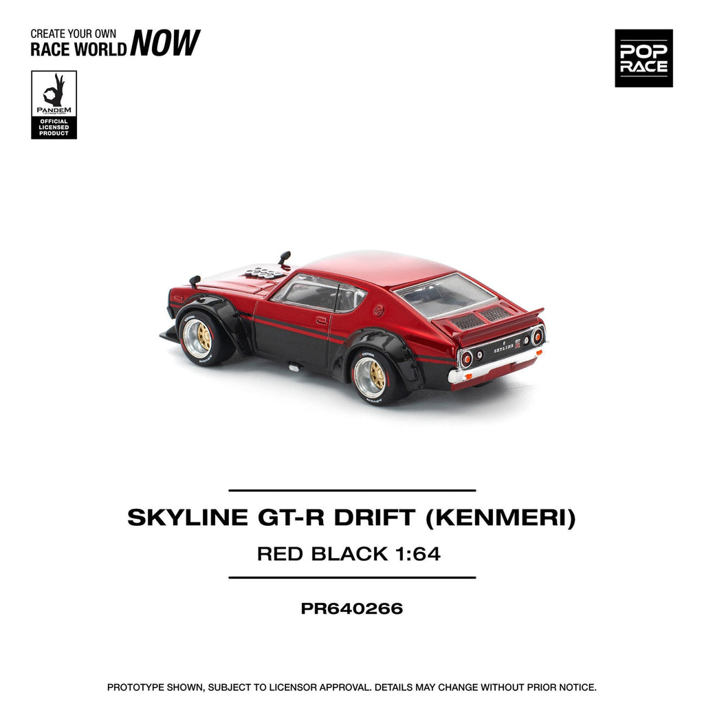 (Coming Soon) POPRACE 1/64 KPGC110 KENMERI - RED/BLACK