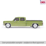 (Coming Soon) IXOAMERICA 1:64 1974 Chevrolet Cheyenne Super C10 Crew Cab Fleetside - Lime Green Metallic - Lowered