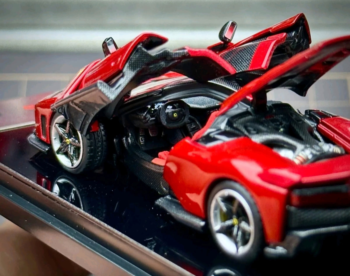 (Coming Soon) BBR 1/64 HEC Beijing Ferrari F80 Rosso Supercar - Classic Red** Chases Randomly Distributed**