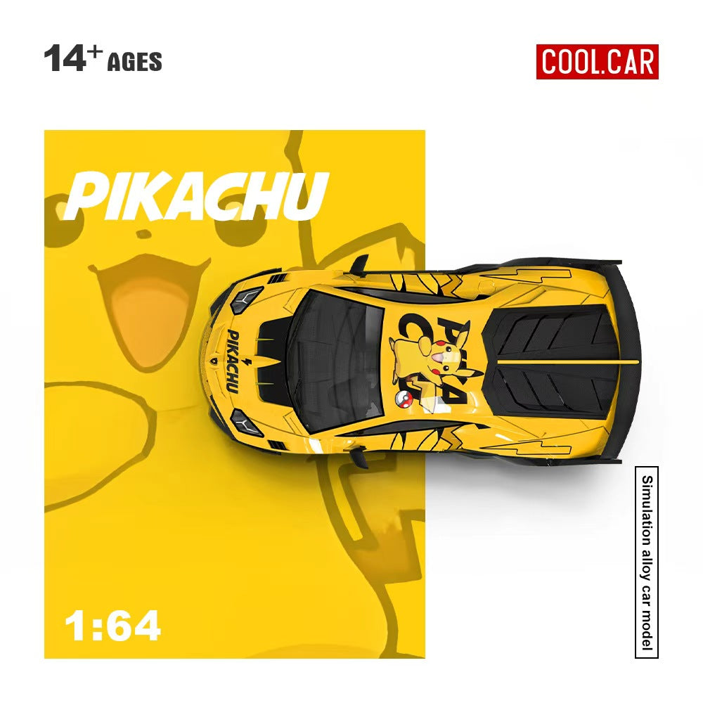 (Coming Soon) COOLCAR 1/64 Lamborghini GTEVO Pikachu