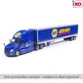 (Coming Soon) IXOAMERICA 1:64 2018 Freightliner Cascadia NAPA Auto Parts with modern trailer - Blue "N.a.p.a"