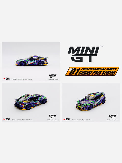 Mini GT Japan Exclusive Toyota GR Supra KUHL 2021 D1GP Evangelion Racing 2021 #951
