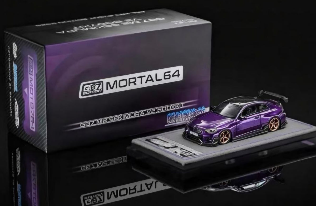 (Coming Soon) MORTALMODEL 1:64 BMW G87 M2 Sekimura V2 Bodykit | APAxpo Foshan 2026 - Midnight Purple
