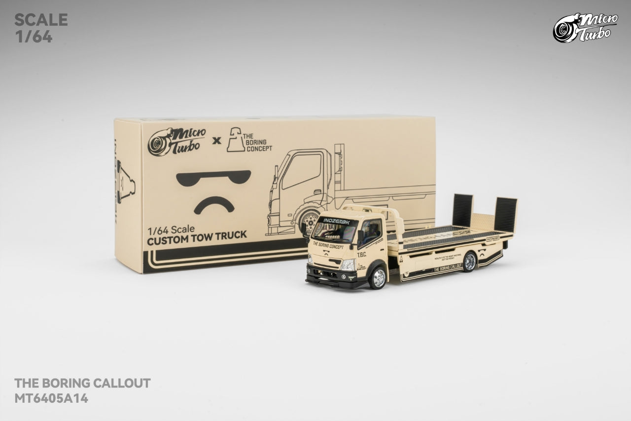 (Pre-Order) MICROTURBO X TBC 1/64 Fully Floor-Standing Flatbed Trailer **DEADLINE June 26th, 2026**