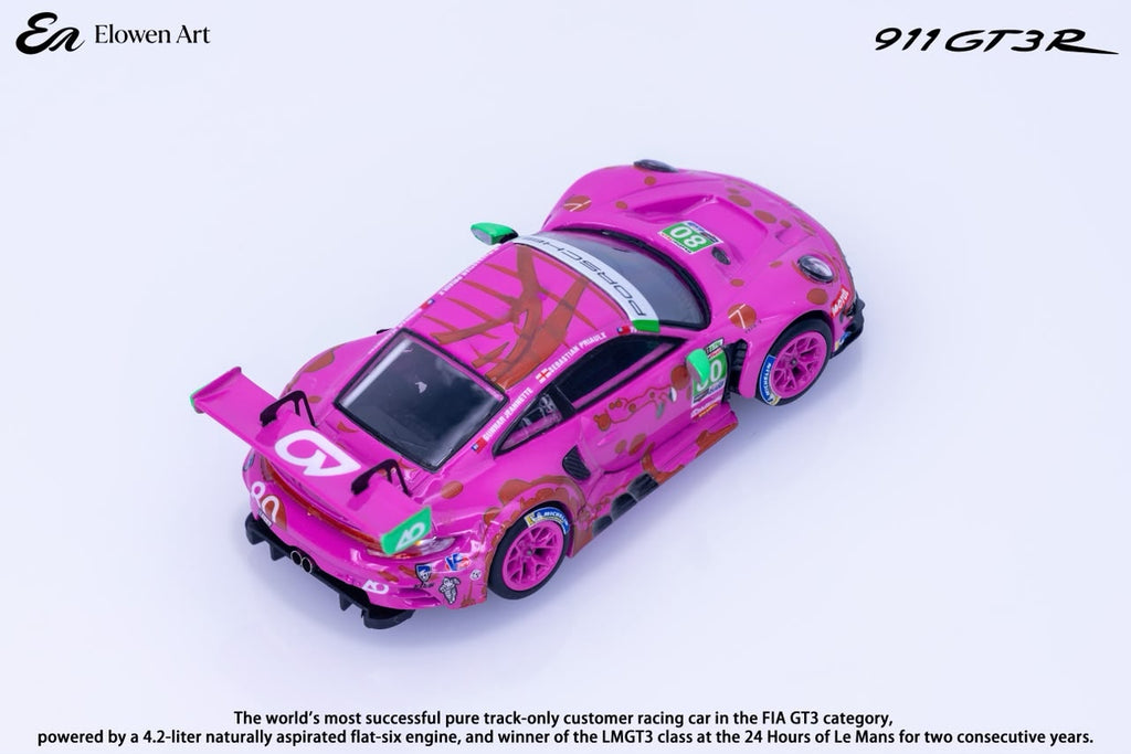 (Coming Soon) ELOWENART 1:64 Porsche 911 GT3 - Pink Dragon