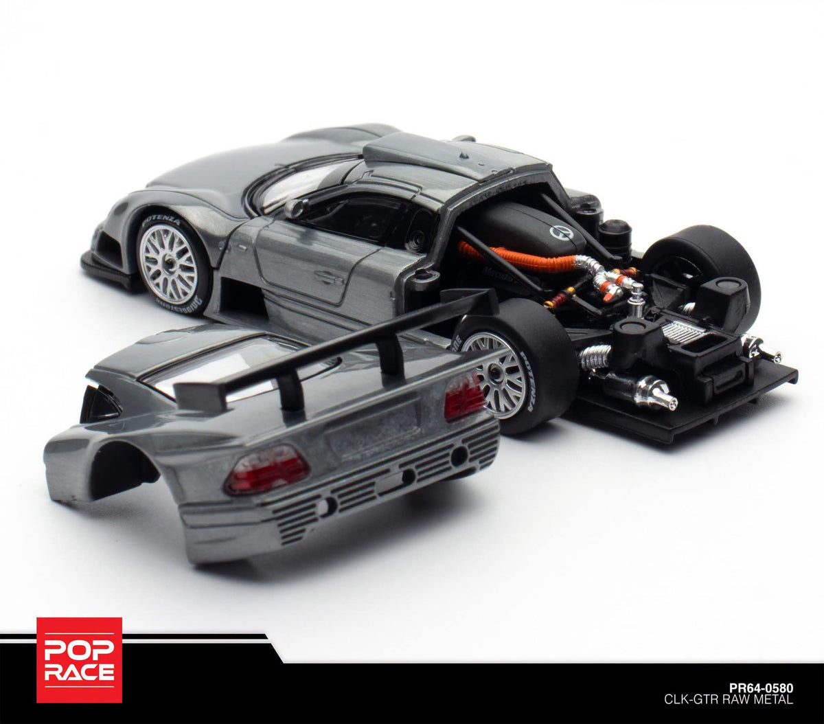 POPRACE x VDX 1/64 CLK GTR RAW METAL (HONG KONG TOYCAR SALON 2026)