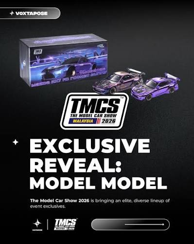 MODELMODEL 1/64 Mazda RX7 FD Rocket Bunny (TMCS Malaysia 2026 Exclusive Event Model) **CHASE RANDOMLY DISTRIBUTED**