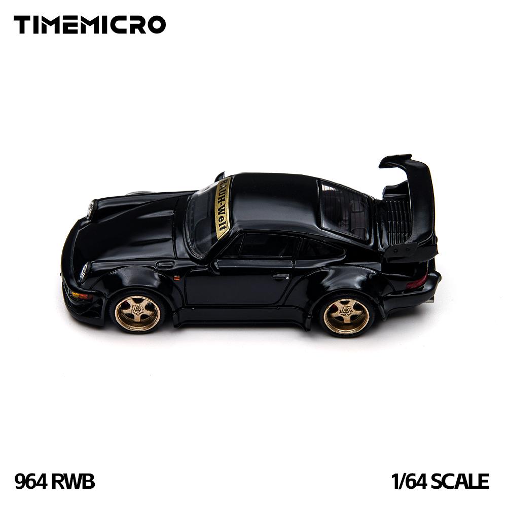 (Coming Soon) TIMEMICRO 1:64 RWB 964 (Black Edition)