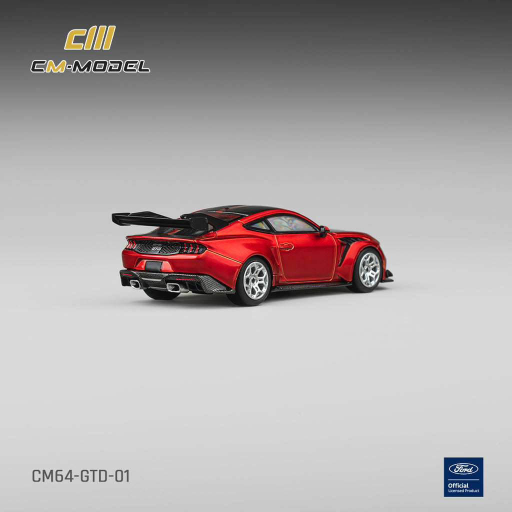 (Coming Soon) CM MODEL 1/64 Ford Mustang GTD Chroma Flame