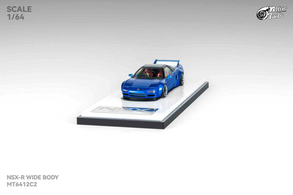 (Coming Soon) MICROTURBO 1/64 NSX Wide Body - Metallic Blue