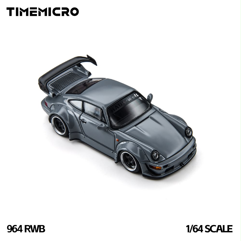 (Coming Soon) TIMEMICRO 1:64 RWB 964 - Grey Edition