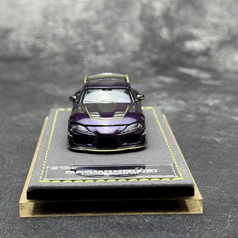(Coming Soon) TOPART 1/64 Toyota Official Authorization Supra A90 (Darwin Pro Widebody Version) - Purple