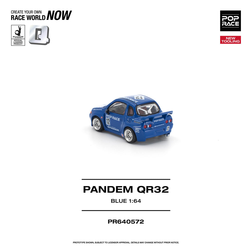 (Coming Soon) POPRACE 1/64 PANDEM QR32 - BLUE - NEW TOOLING