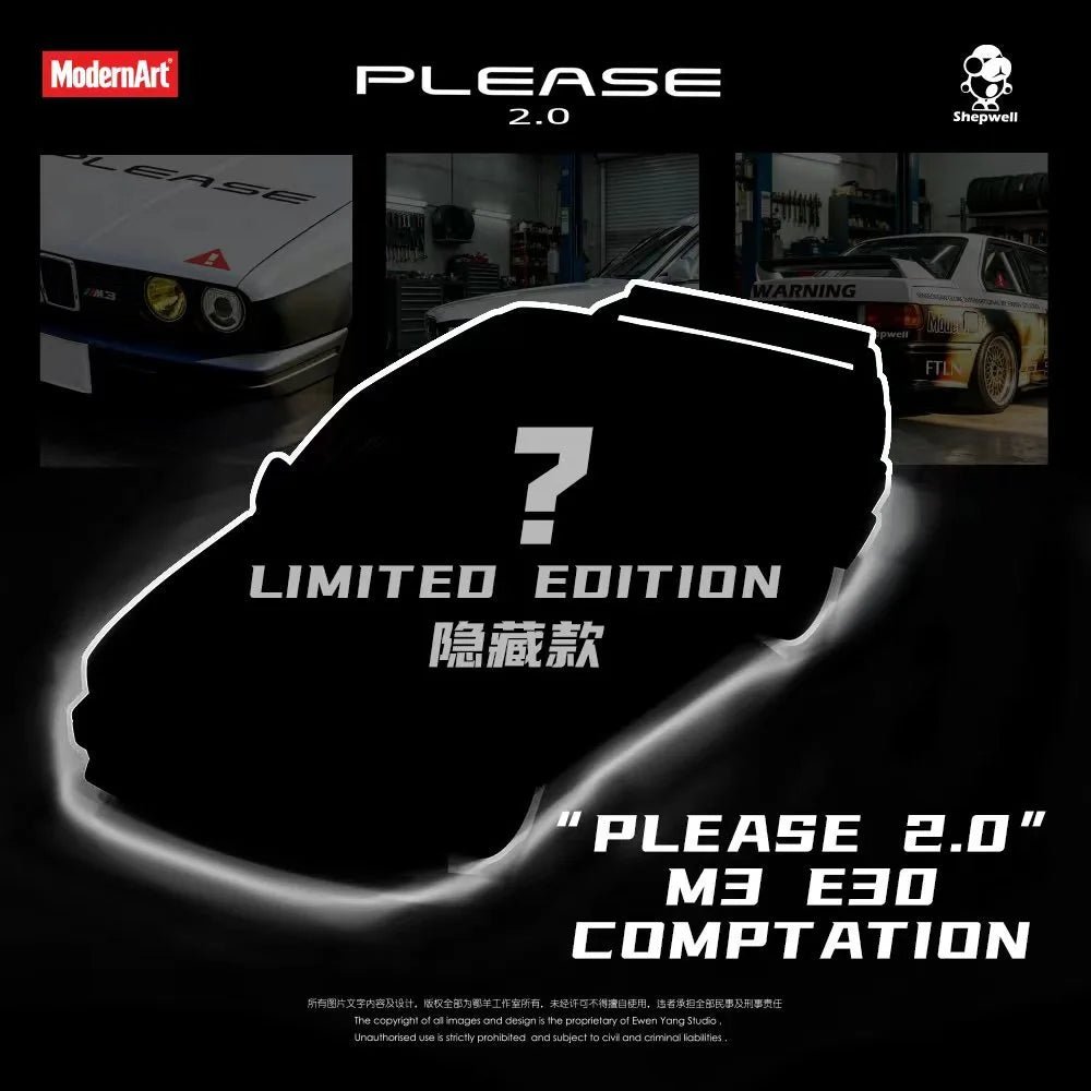 (Coming Soon) MODERNART & SHEPWELL collaboration model - E30 M3 series - "Please 2.0"