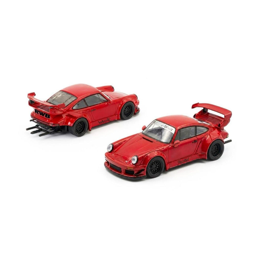 (Pre-Order) 12 Pcs (11 Regular & 1 Chase) 1:64 POPRACE Enigma Exclusive RWB 930 - Red **DEADLINE July 7th, 2026**