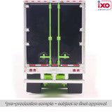 (Coming Soon) IXO America 1:64 1990 Kenworth W900 with Refer Van - Neon Green and Black