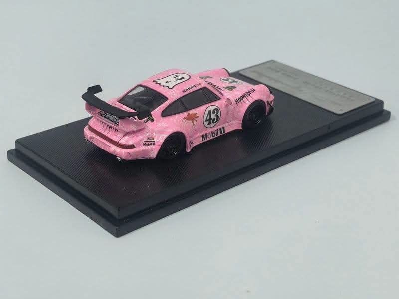 (Coming Soon) MYMODELCOLLECT 1:64 RWB 964 GT WING - Pink #43 "Honnigan"