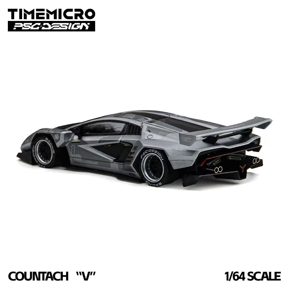 (Coming Soon) TIMEMICRO × PSC DESIGN 1/64 Countach "V" Diecast