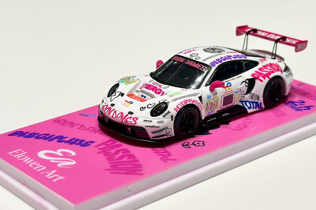 ELOWENART 1/64 Porchse 911 GT3 Iron Lady #85 Livery