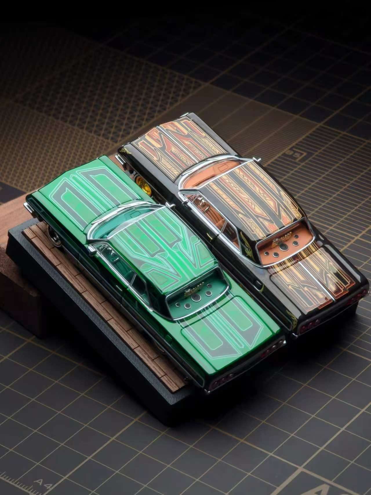 (Pre-Order) 97M 1/64 1964 Chevrolet Impala - Transparent Green ** DEADLINE - July 12th, 2026**