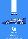 (Coming Soon) ELOWENART × Ferrari 1:64 F40(LBWK) - Blue LBWK Slammed
