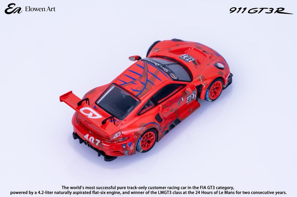 (Coming Soon) ELOWENART 1:64 Porsche 911 GT3 - Red Dragon
