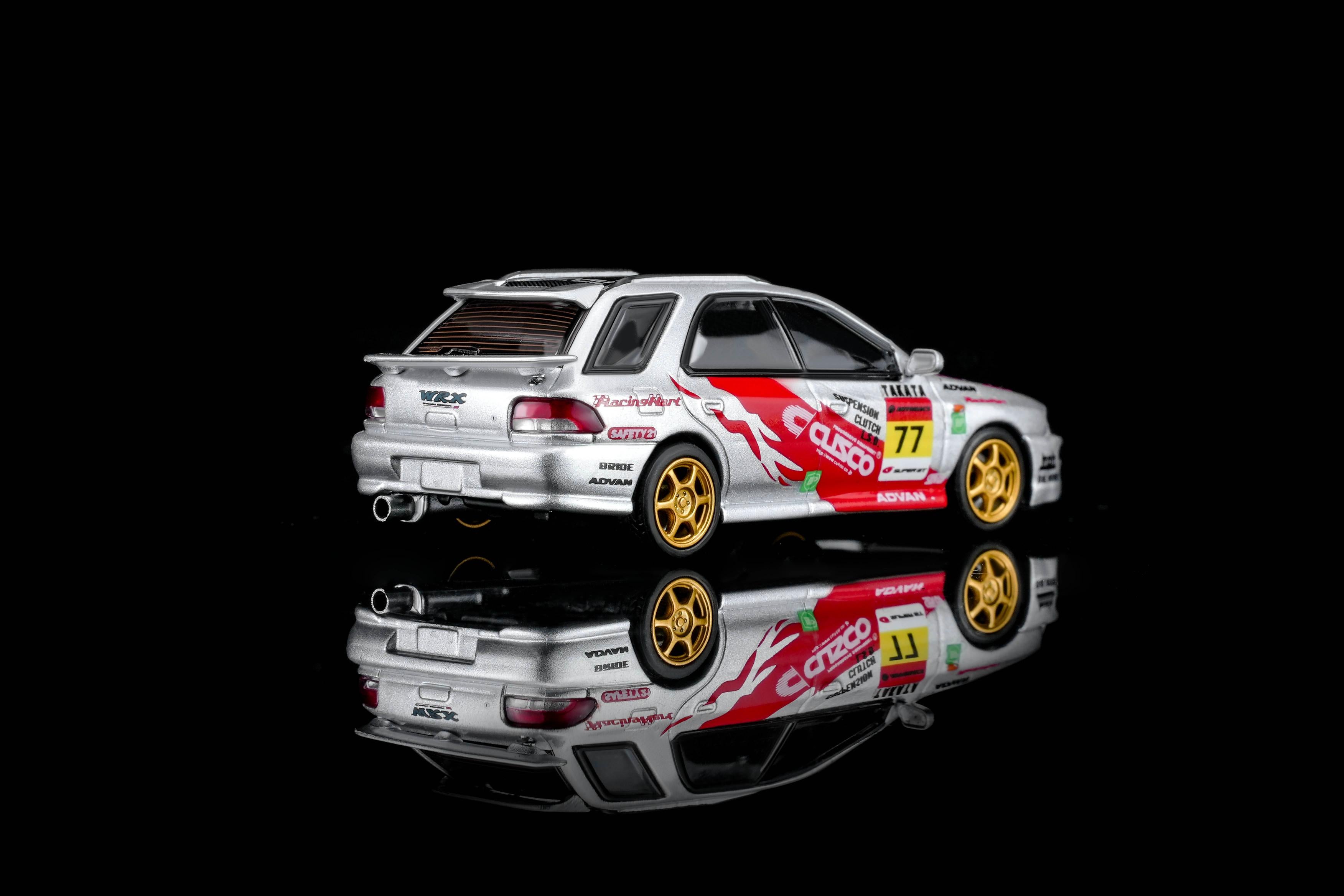 (Coming Soon) MOTORHELIX 1/64 Subaru Impreza Wagon WRX STi Verion VI - CUSCO Livery Silver