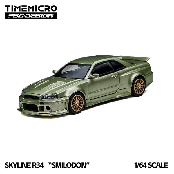 TIMEMICRO × PSC DESIGN  1/64 R34 "Smilodon" Millennium Jade Diecast Model
