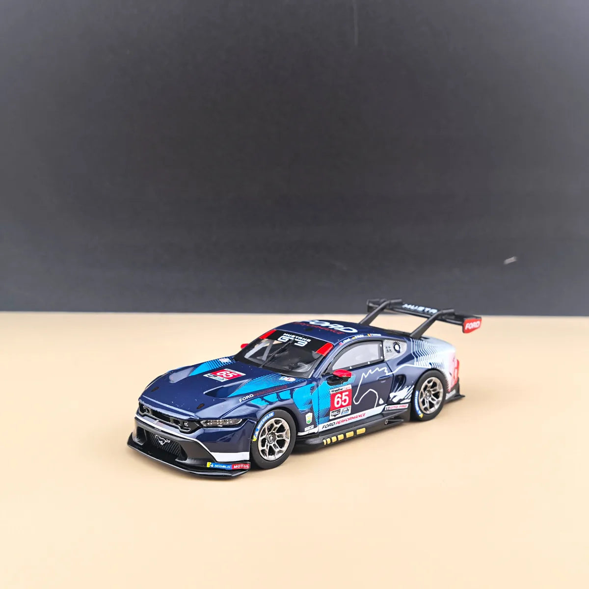 (Coming Soon) ELOWENART 1:64 Ford Mustang GT3 Race Car #65