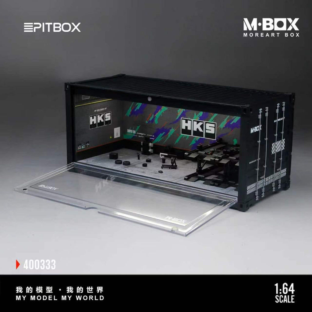 (Coming Soon) MBOX 1/64 HKS PAINTING AND MAINTENANCEWORKSHOP SCENE
