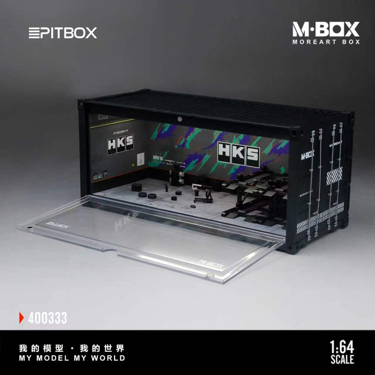 (Coming Soon) MBOX 1/64 HKS PAINTING AND MAINTENANCEWORKSHOP SCENE