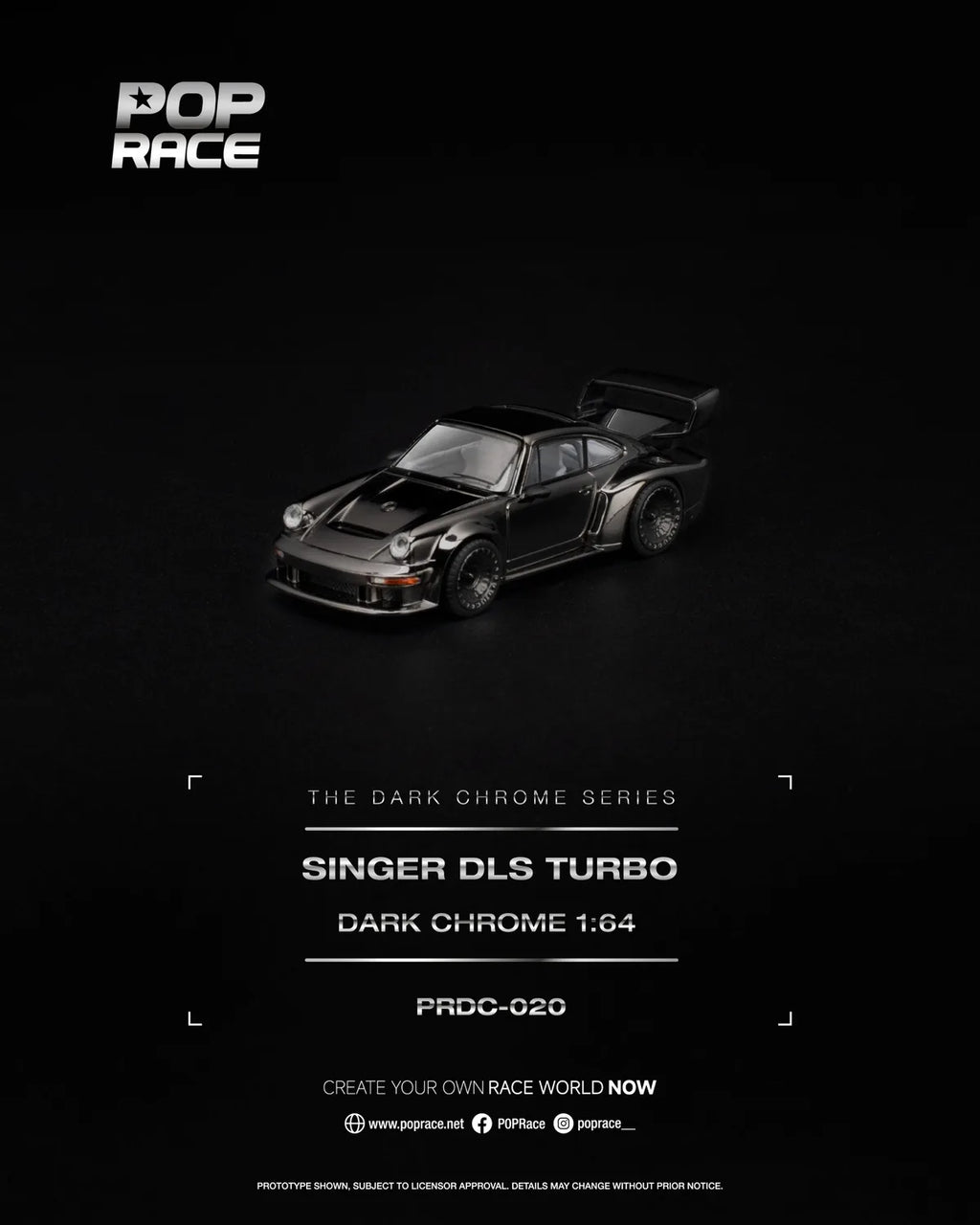 (Coming Soon) POPRACE 1:64 SINGER DLS TURBO - PRDC-020