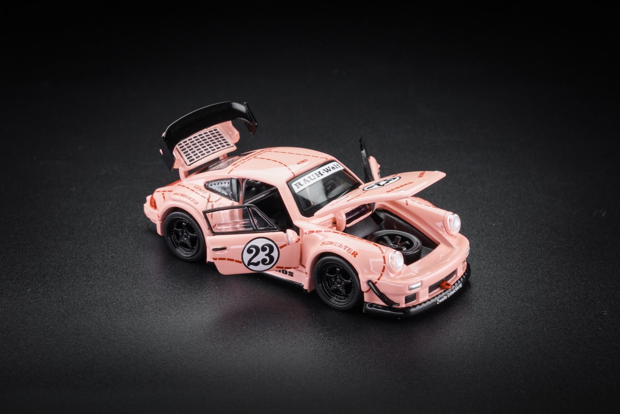 (Coming Soon) FG 1:64 Porsche RWB 930 Diecast - Pink Pig Livery