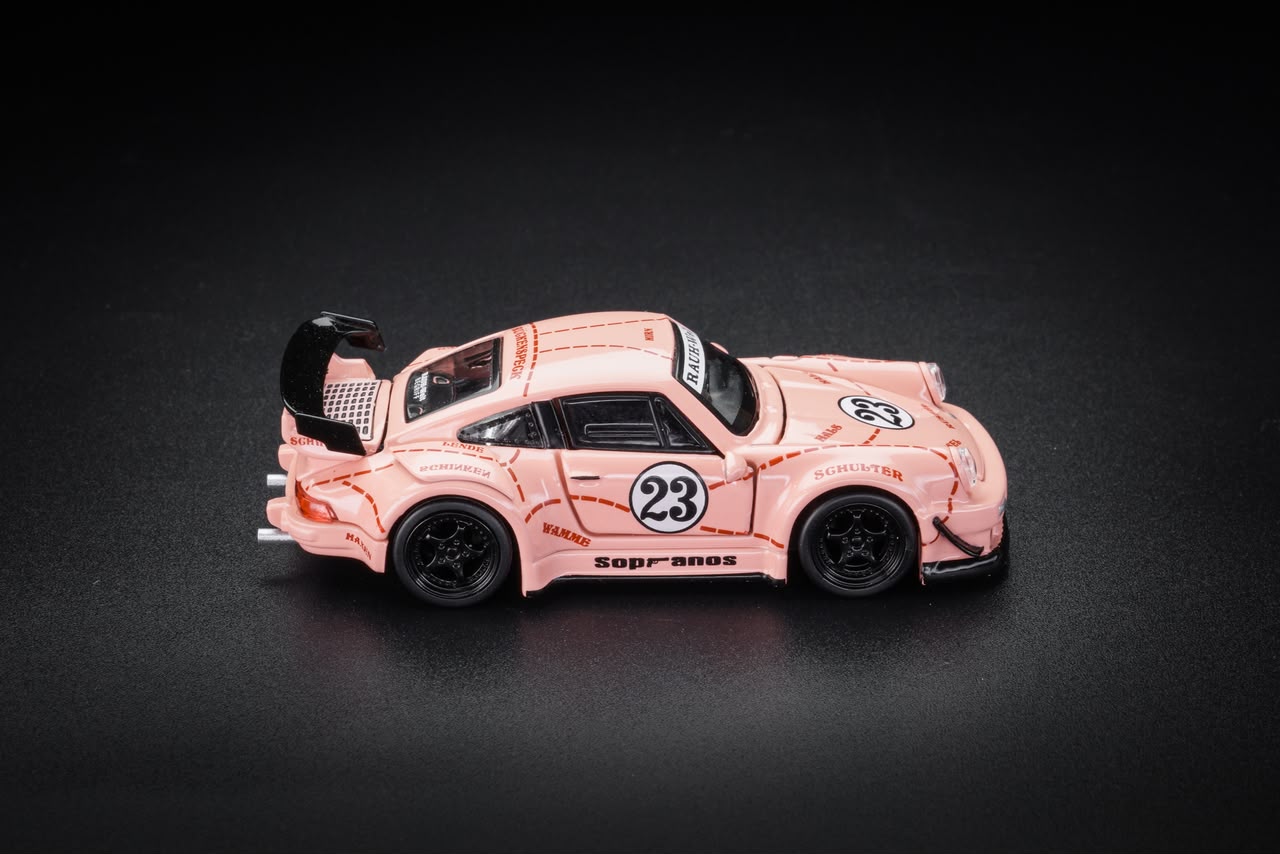 (Coming Soon) FG 1:64 Porsche RWB 930 Diecast - Pink Pig Livery