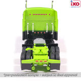 (Coming Soon) IXO America 1:64 1990 Kenworth W900 with Refer Van - Neon Green and Black