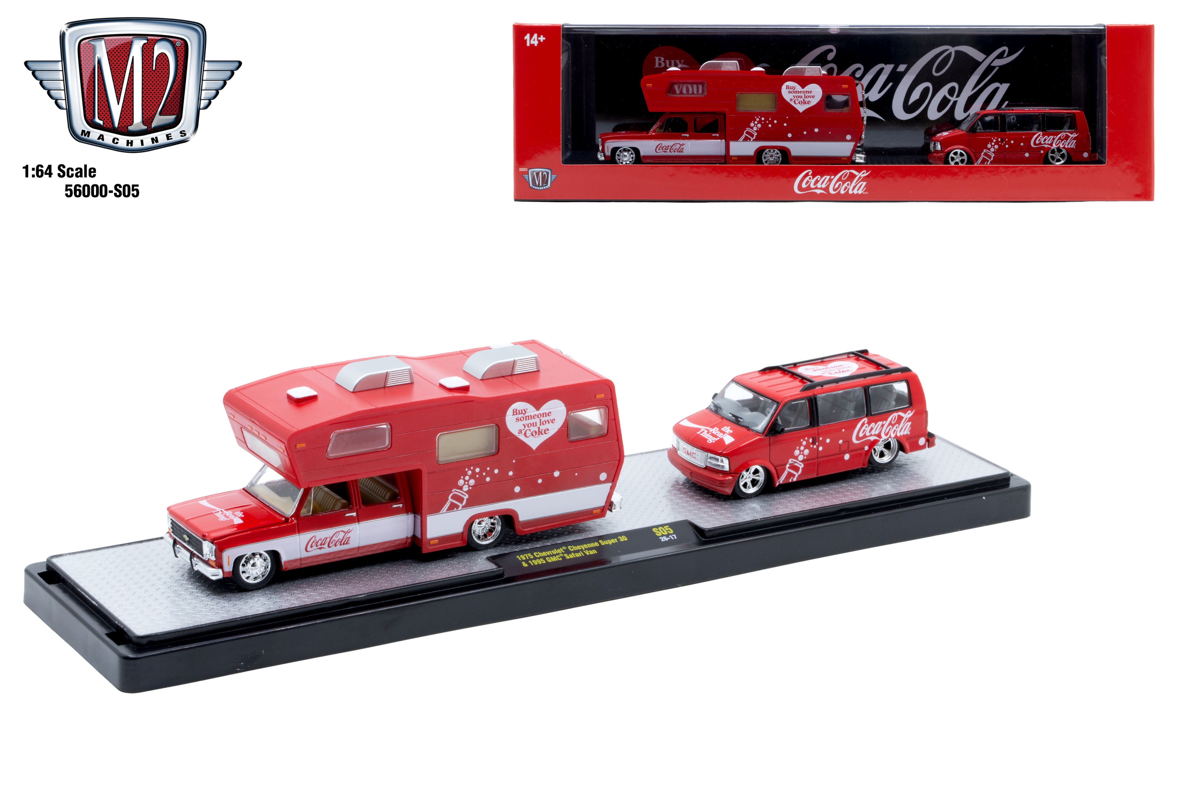 (Pre-Order) M2 MACHINES Coke Haulers 56000 Series 3 piece set **DEADLINE June 21st, 2026**
