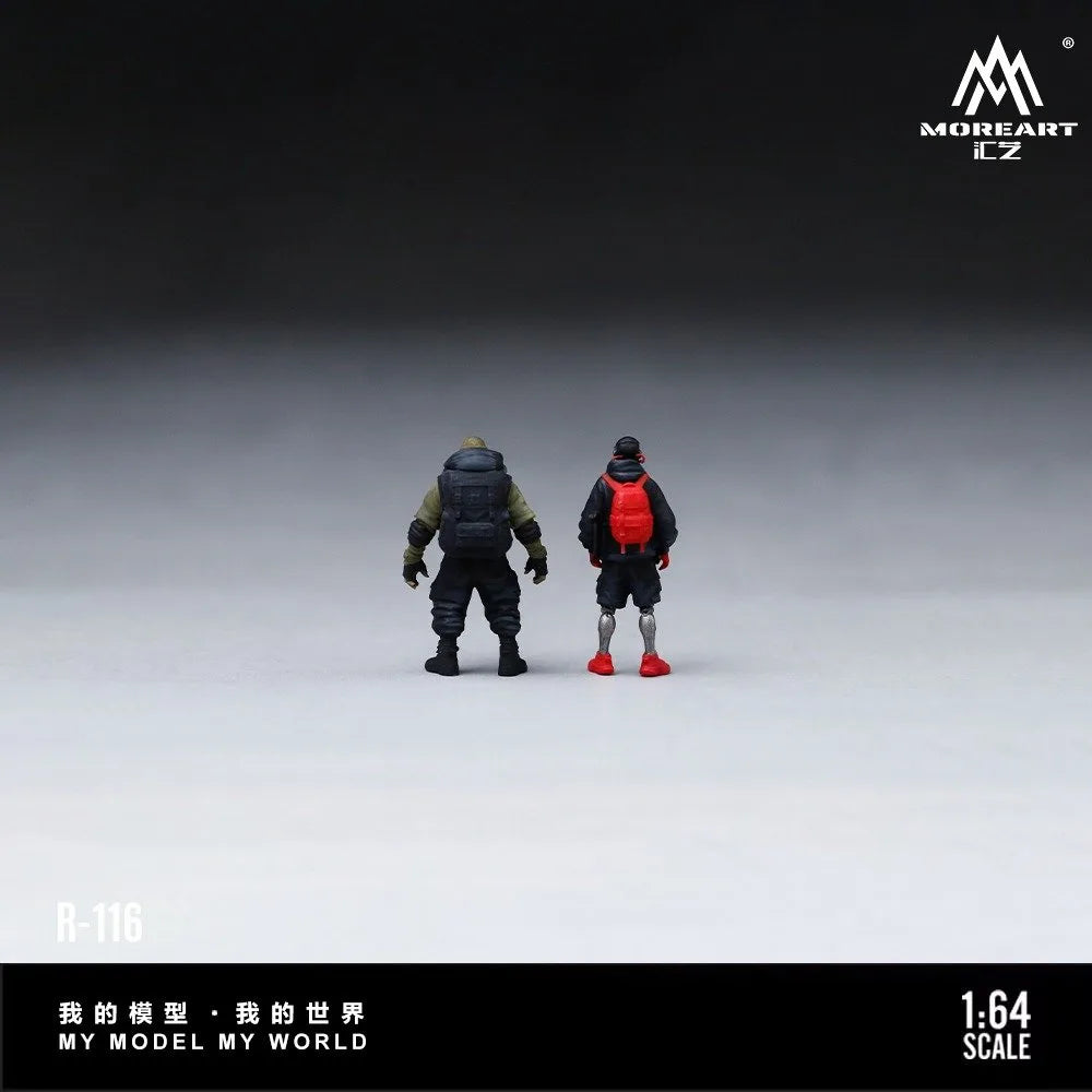 (Coming Soon) MOREART 1:64 Cyberpunk Figure Set C