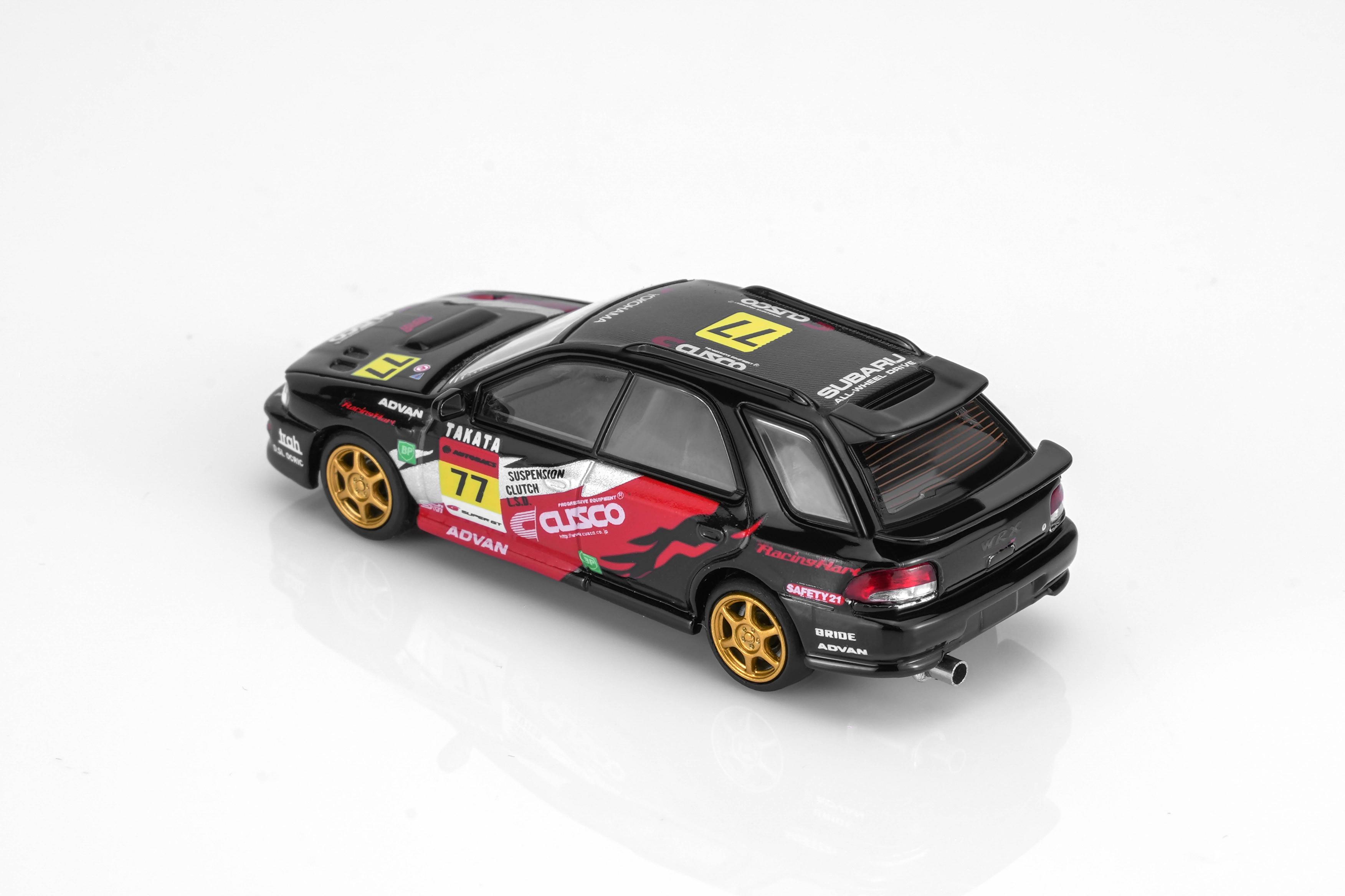 (Coming Soon) MOTORHELIX 1/64 Subaru Impreza Wagon WRX STi Verion VI - CUSCO Livery Black
