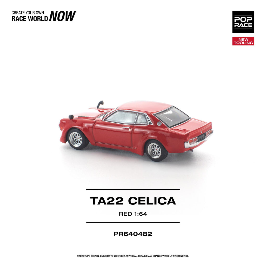 (Coming Soon) POPRACE 1/64 TA22 Celica Red
