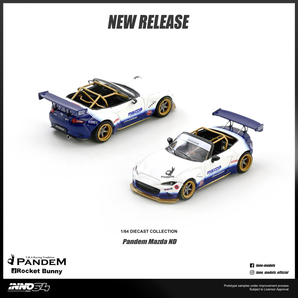 (Coming Soon) INNO64 1/64 Mazda MX-5 (ND) Miata "PANDEM ROCKET BUNNY" V1.0