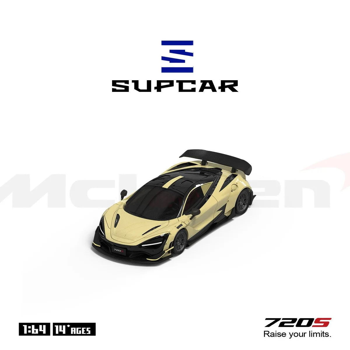 (Coming Soon) SUPCAR 1:64 McLaren 720S light yellow