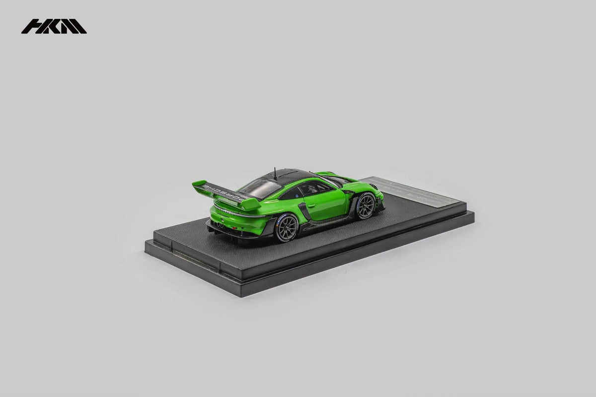 (Coming Soon) HKM 1:64 911 (992) GT3 R Rennsport Viper Green