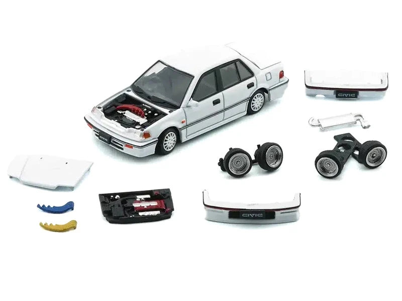 BMC 1/64 Honda Civic EF2 1991 WHITE RHD